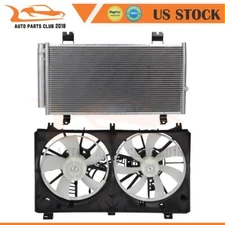 AC Condenser and Cooling Fan Assembly Fit for 2014 Lexus IS250