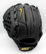 Nike Hyperdiamond Edge 12  Basket Mitt LHT Softball Outfielder Black/Gold