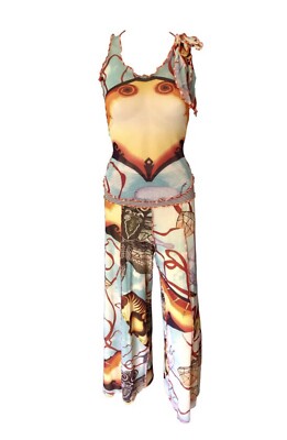 Jean Paul Gaultier S/S2005 Abstract Salvador Dali Print Top
