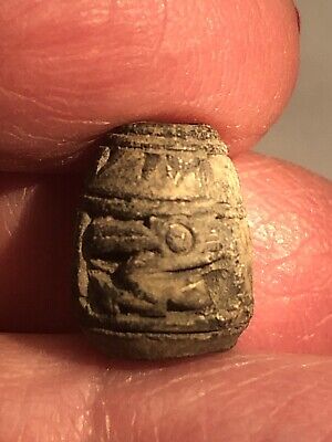 terracota ancient antique clay for your assemblage No.001038 bead PRE COLUMBIAN SPINDLE whorls