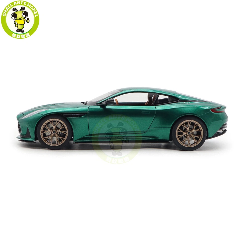 1/18 Aston Martin DB12 DB 12 Modelo Diecast Verde Británico Coche de Juguete Regalos Foto 3 de 4