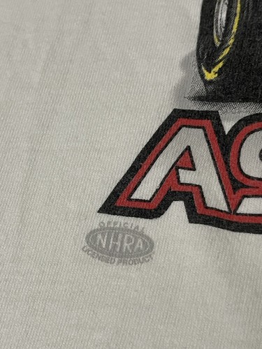 Camicia da corsa vintage John Ashley Force padre come figlia sbiadita XL firmata NASCAR - Foto 5 di 9