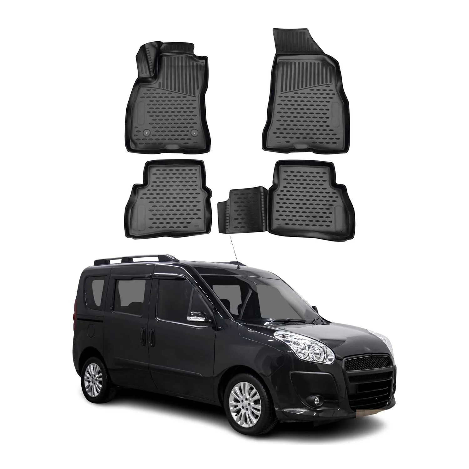 Tapis de sol Fiat Doblo anti-usure pour protéger la moquette OMAC