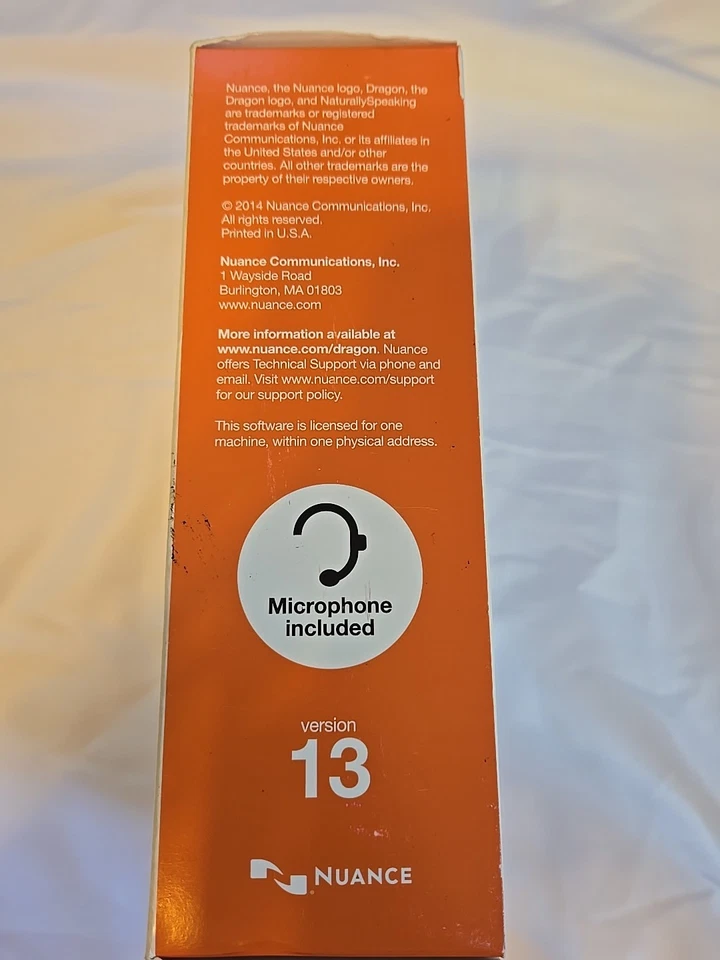 Nuance Dragon Naturally Speaking Premium v 13 Student/Teacher K609A-F55-13.0 NEW - Image 2 of 4