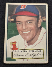 1952 VERN STEPHENS Topps Baseball Card-BOSTON RED SOX
