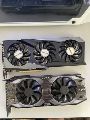 EVGA GeForce RTX 2070 Super 8GB GDDR6 AND RTX 3050 GAMING OC 8GB GPU- FOR PARTS