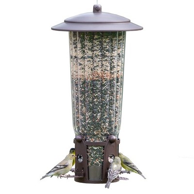 Perky-Pet 334-1SR Eichhörnchen-Be-Gone Max großes Wildvogelfutterhaus mit Flexports,