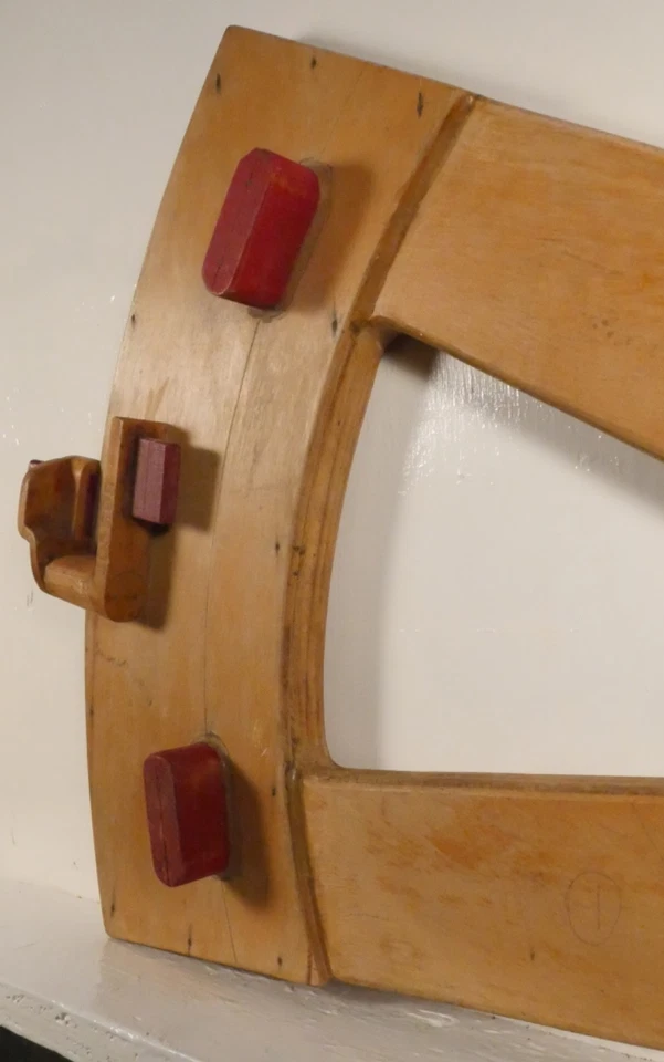 Antique Industrial Foundry Pattern Beautiful Multi-Part Design 24.25" x 15" x 3" - Image 4 of 4