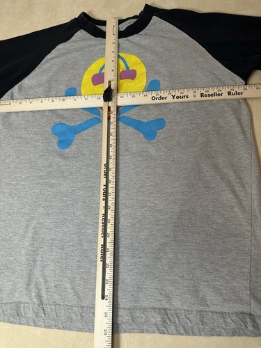 BBC ICE CREAM Raglan Baseball Herren XL Rap Y2K Vintage Pharrell Clipse Skateboard - Bild 8 von 8