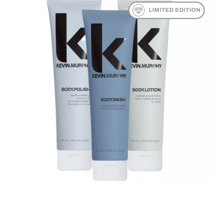 Kevin Murphy- Body. Body. Body. Polish, Wash & Lotion, 100ml Each. New In Box!