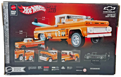 Mattel Brick Shop Hot Wheels Custom '62 Chevy Pickup Open Box
