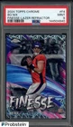 2024 Topps Chrome Finesse Lazer Refractor #F4 Bo Nix Broncos RC Rookie PSA 9