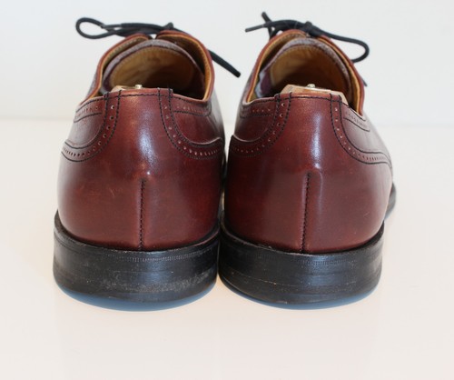 Cheaney Cap Toe Oxford Dress Shoes Bench Made England Oxblood Brown UK 11 US 12 - Picture 3 of 11