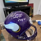 Adrian Peterson Signed Minnesota Vikings Football Helmet Original AD28Authentic