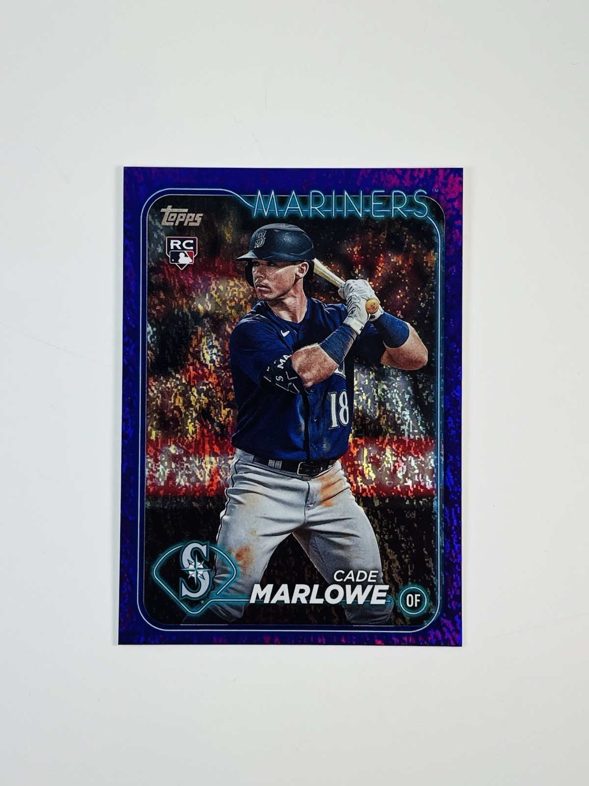 2024 Topps Series 1 - Cade Marlowe #286 Purple Holofoil /799 (RC)