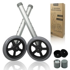Universal Walker Wheels Replacement - 5 Inch, Wheels for Walkers for Seniors 1 P