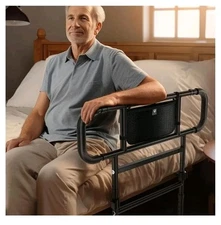 FORTEMOTUS Bed Rails for Elderly Adults Safety - Adjustable Heights& Extendable