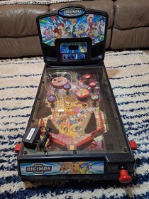 Vintage Digimon Arcade Tabletop Pinball Machine Parts or Repair Read