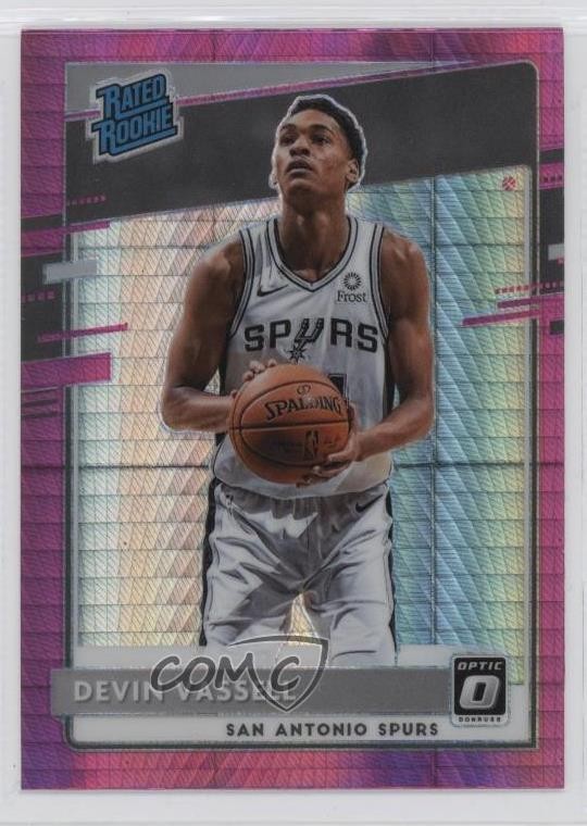 2020 Panini Donruss Optic Rated Rookie Hyper Pink Prizm Devin Vassell #161 11h4