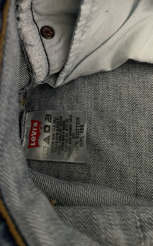 Vintage LEVI'S Strauss & Co 501 Jeans Mens 38X30 Button Fly Straight Leg - Picture 10 of 18