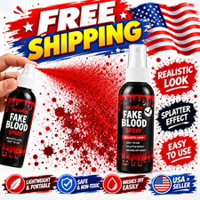 Fake Blood - Perfect for Halloween, Costumes, Horror Makeup  Special Effect