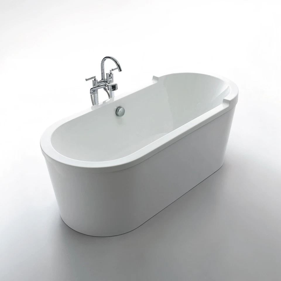 Whitehaus WHVT180BATH Bathhaus Acrylic Soaking Tub - White - Image 3 of 4