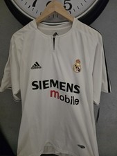 Real Madrid Player Issue 2003 2004 Beckham Home Shirt Trikot Jersey BNWT XL