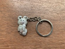 Olympic Bear. Vintage Soviet keychain. USSR 1980 Olympics.