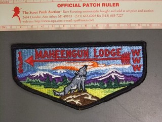 Boy Scout OA 136 Maheengun Lodge Flap 3607QQ