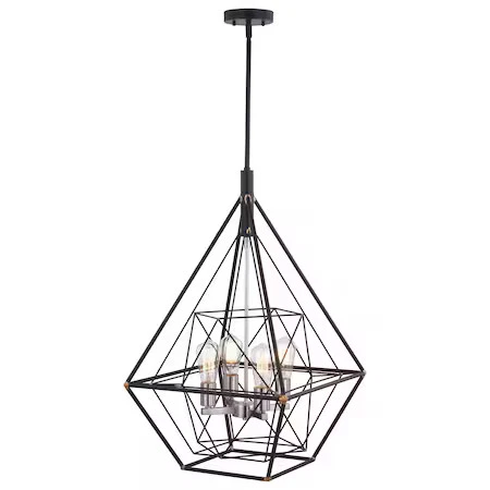 VAXCEL P0328 Bartlett 24-in. W 4 Light Pendant - Picture 1 of 9