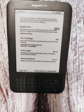 Amazon Kindle Keyboard (3rd Generation) 4GB, Wi-Fi, 6in - Graphite