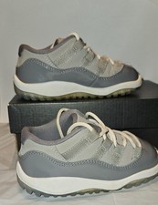 Air Jordan 11 Retro Low Cool Grey TD 505836-003 Size 7C Youth W/Box