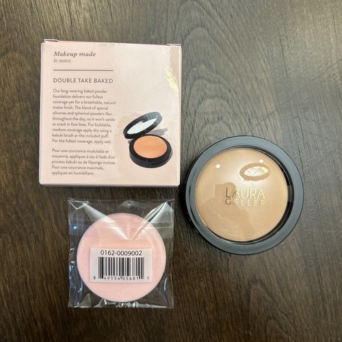 LAURA GELLER NEW YORK Baked Double Take Powder Foundation - Light - - Picture 3 of 5