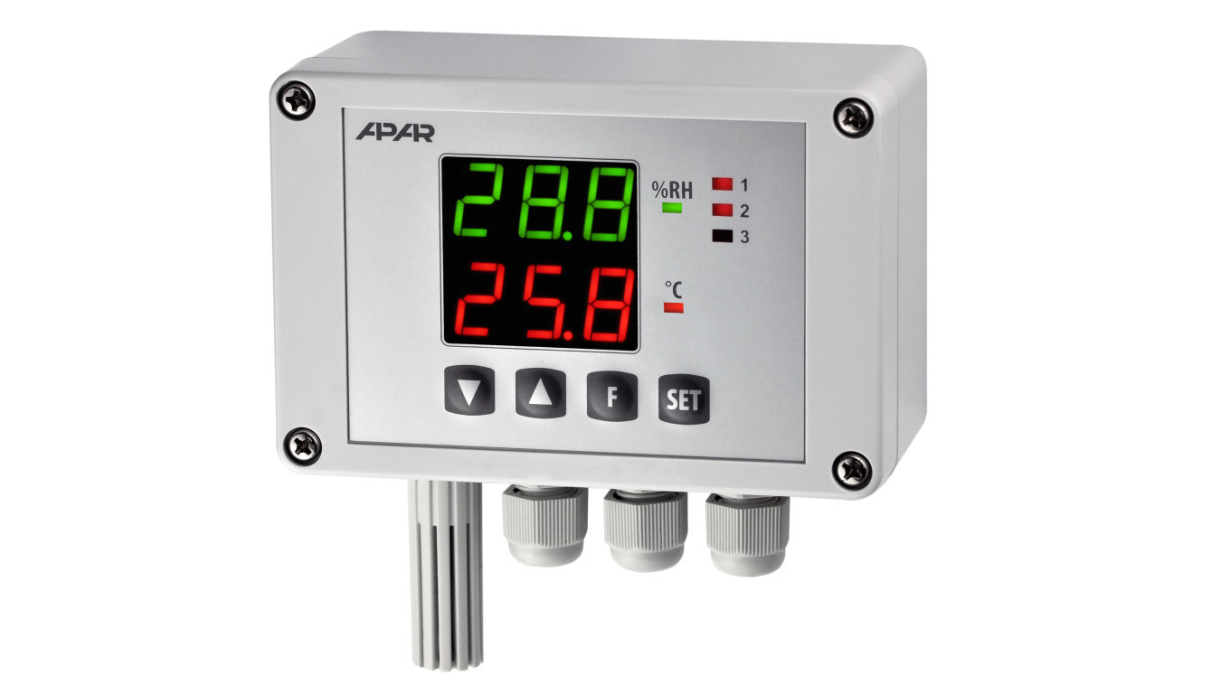 Humidity and temperature controller AR247/1/P/P/P/WA/RS485 /T2UK