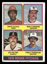 1976 Topps Baseball Card #589 Rookie Pitchers Mike Flanagan. rookie card picture