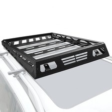 57x43x7 Roof Rack Suv Top Cargo Luggage Carrier Basket With Light Bracket 57x43x7 Roof Rack Suv Top Cargo Luggage Carrier Basket With Light Bracket