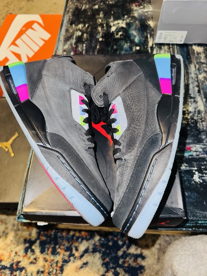 Talla 12.5 - Air Jordan 3 Retro SE Quai 54 2018 Foto 2 de 4