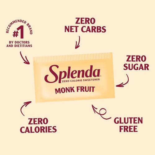 Splenda Monk Fruit kalorienfreier Süßstoffersatz auf pflanzlicher Basis, Keto - Bild 4 von 7