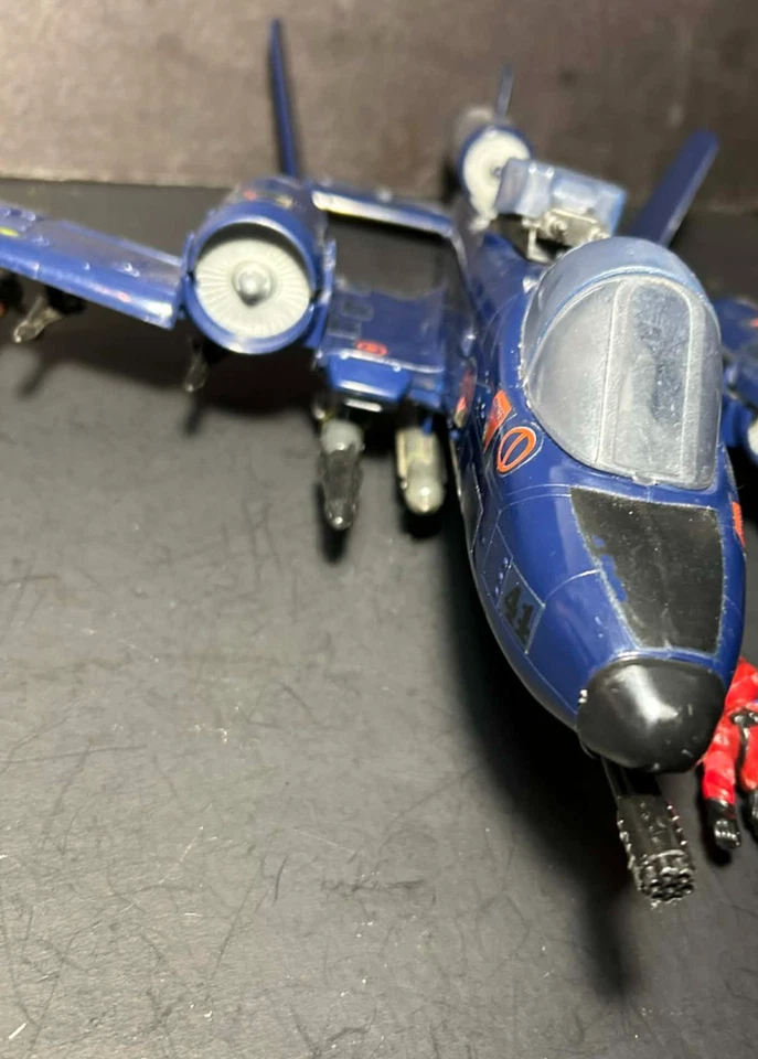 GI Joe Cobra Rattler con Comadreja Salvaje 100% Completo 1984 Jet A-10 Muy Bonito #4 Foto 3 de 4