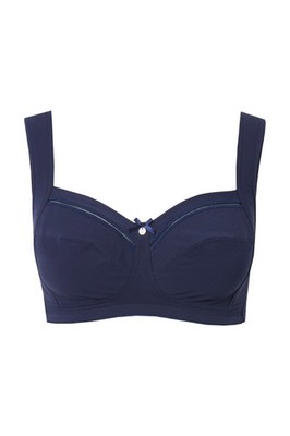 Ulla Popken Damen große Größen Entlastungs BH bügellos Spitze 838461