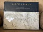 Ralph Lauren Genevieve Full/Queen Floral Grey Cotton Duvet Msrp $355 Brand New!