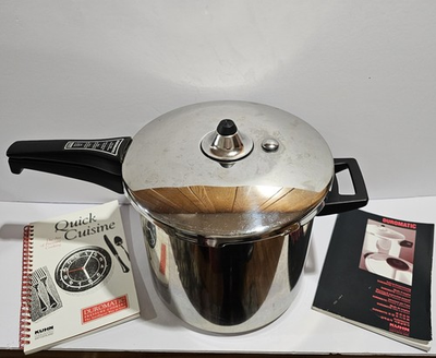 #ad EUC Kuhn Rikon 3047 Duromatic Pressure Cooker 7L 18 10 Stainless Steel Swiss $64.99