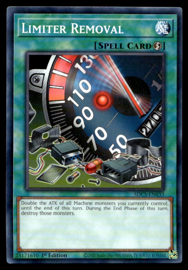 Limiter Removal - SDCS-EN033 - 1st Edition - YuGiOh| Buy 2 Get 1 Free