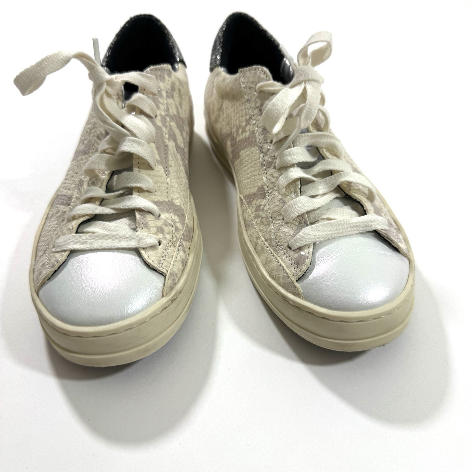 P448 John Python Glitter Sneaker Shoes Size 37 US… - image 3