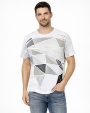 💥Alexandre Herchcovitch Designer Graphic Tee Geometric Print Avant Garde~S💛