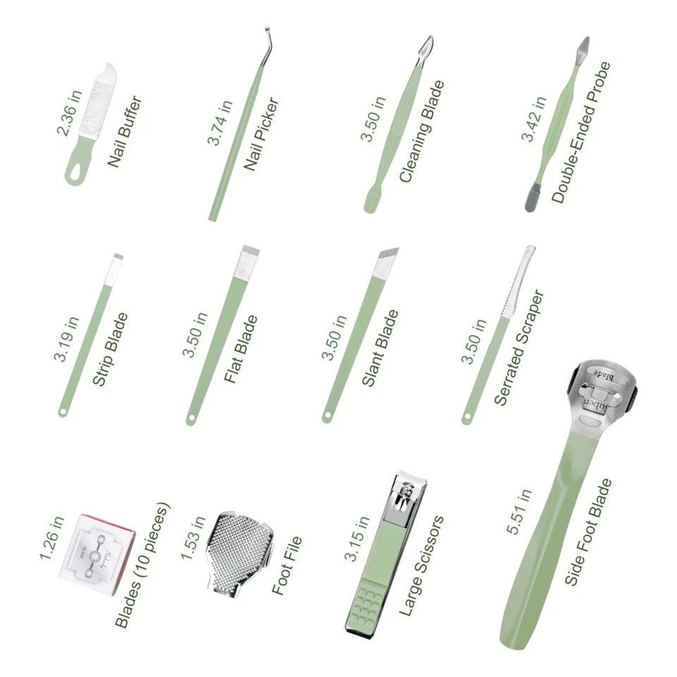 Nagelknipser Set 35 in 1 Tragbaren Maniküre Pediküre Set für Zuhause & Reisen - Bild 4 von 4