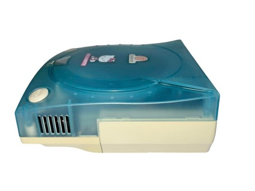SEGA Dreamcast HELLO KITTY Skeleton Blue HKT-3000 Working Condition NTSC-J - Picture 6 of 8