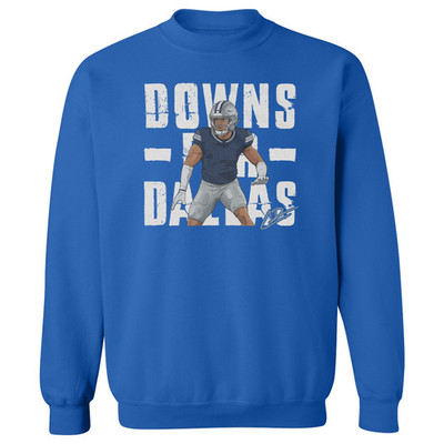 Downs For Dallas Inspired Sports Fans Tribute Unisex Crewneck Sweatshirt