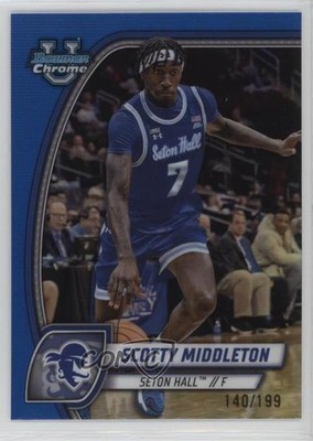 2024-25 Bowman U Chrome Blue Refractor 140/199 Scotty Middleton #94 09vk