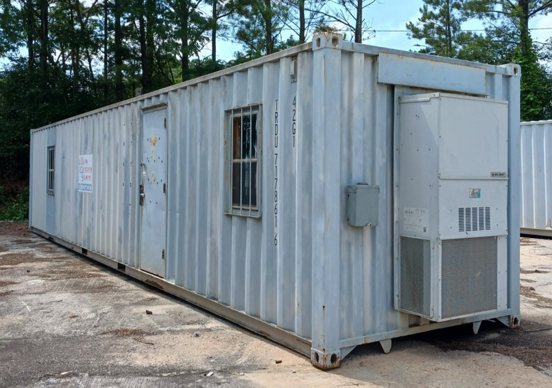 Used 40 ft Ground Level Office Container (Atlanta Container & Trailer, LLC.)